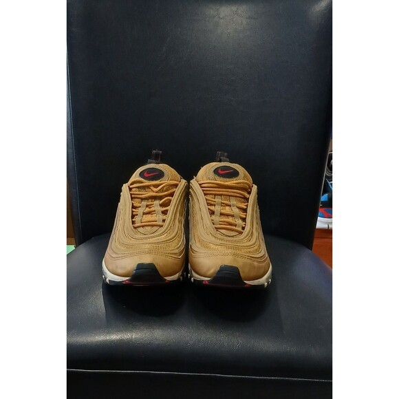Nike Air Max 97 Metallic Gold Running Shoes. 884421-700. Men Size 9.5. main image 5